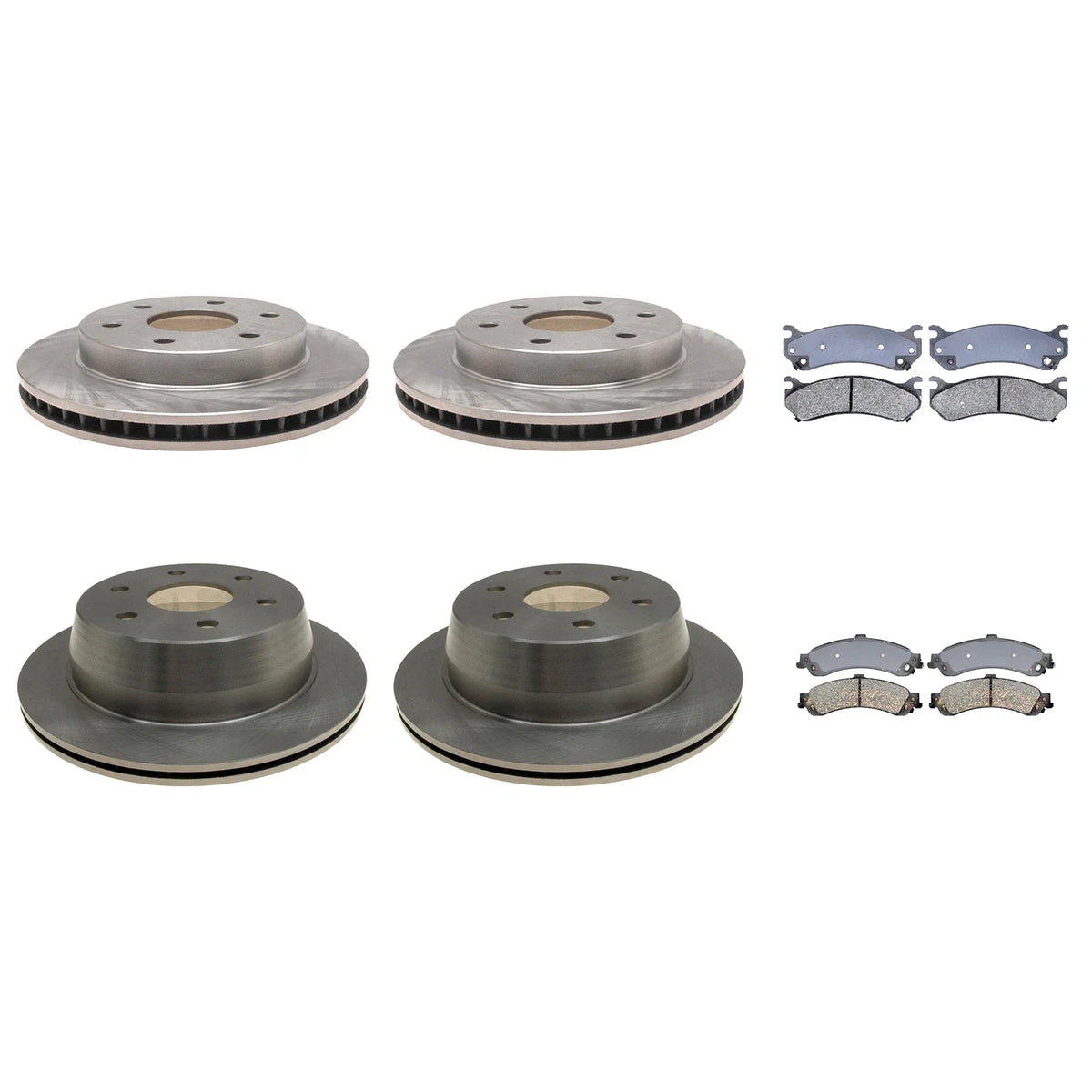 Brake Kit Disc Rotors Pads for Chevrolet Astro GMC Sierra (1995–2005)