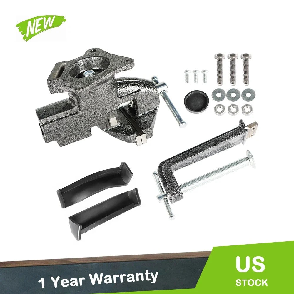 Bench Vise for Home Use (3.3 Inch Quick Adjustment)