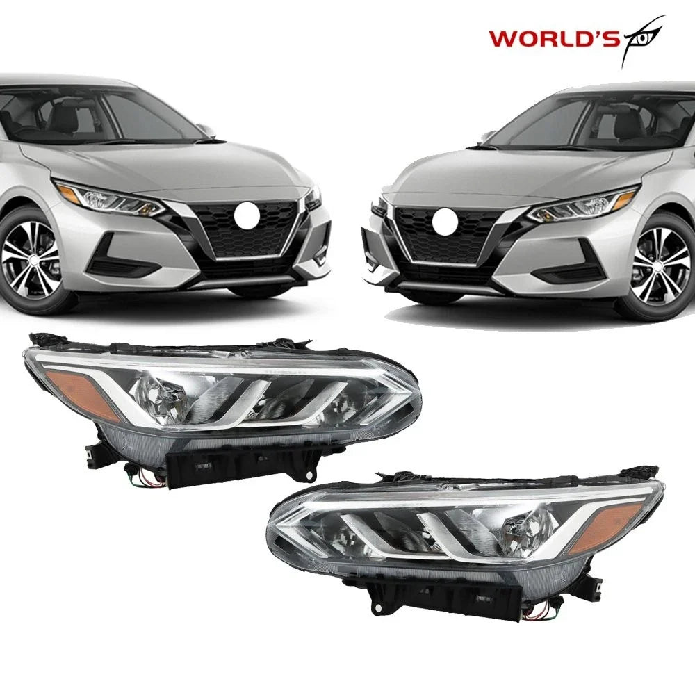Halogen Headlight Assembly for Nissan Sentra (2020–2022) Pair