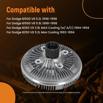 Cooling Fan Clutch F81Z8A616AA for Dodge Ram 1500/2500/3500 (1994–2002)