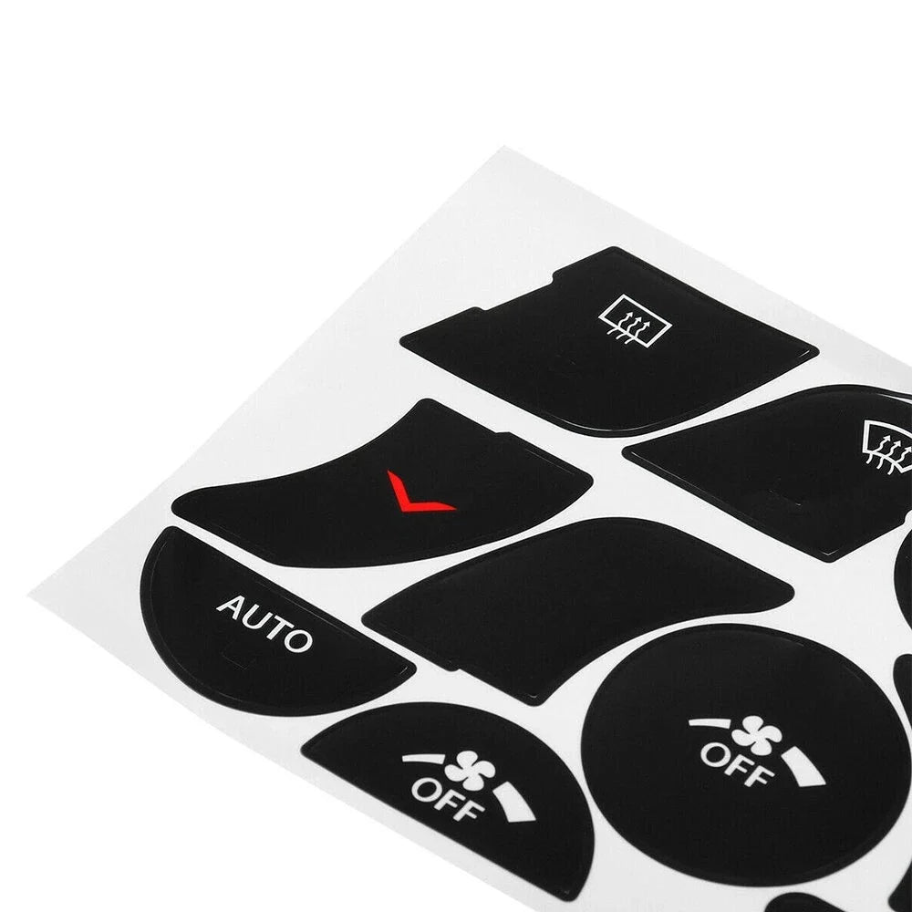 A/C Climate Control Button Repair Decals for Chrysler 200 (2014-2017)