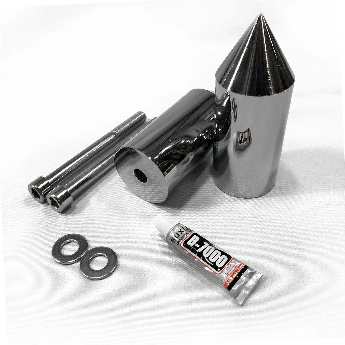 Chrome Spike Frame Sliders for Honda CBR 600 (1991–1998)