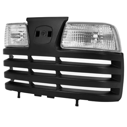 Headlight Kit with Hood Grill for John Deere X Series X585 X595 X700