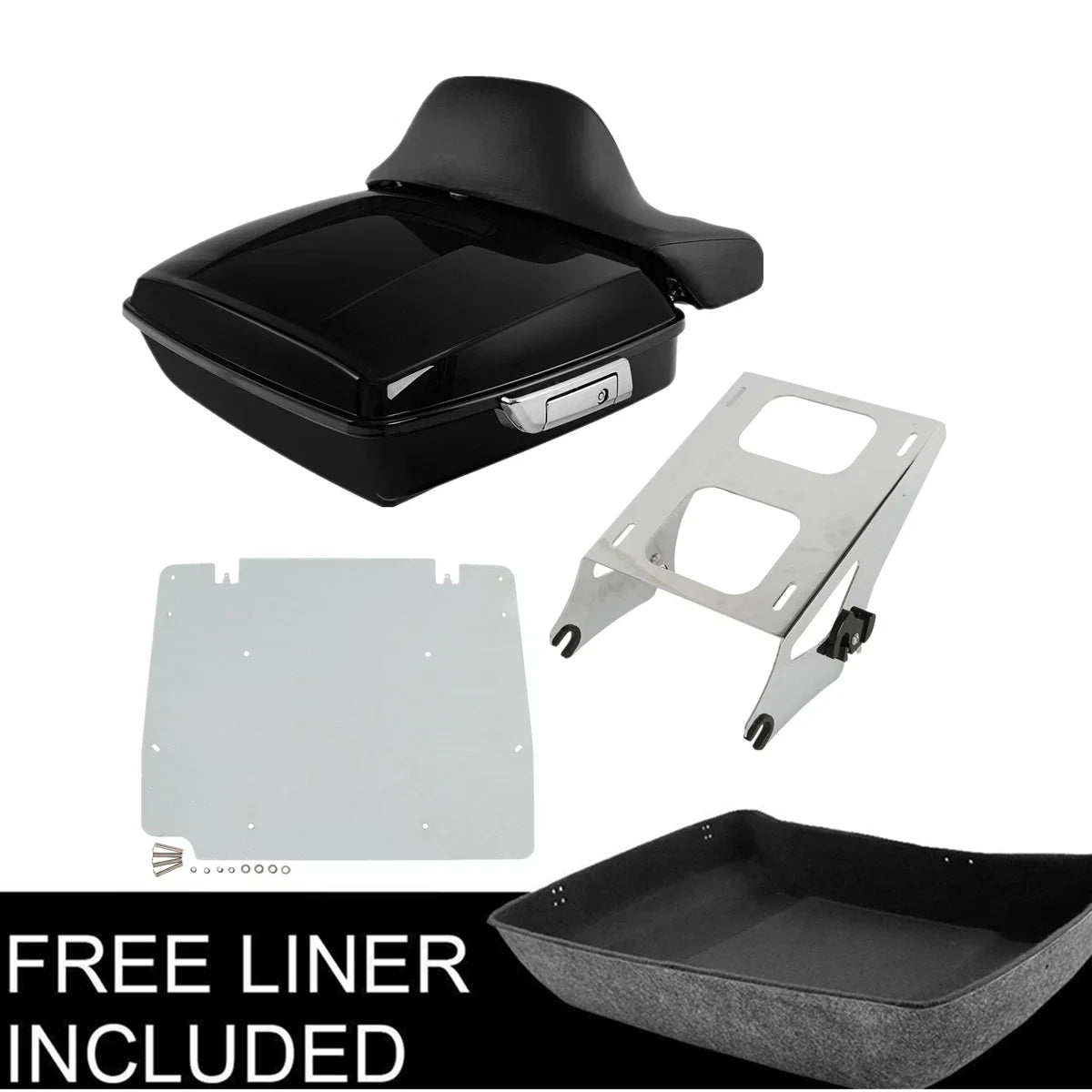 Trunk Pad Mount Rack Base Plate for Electra Road Glide (2014-2026)