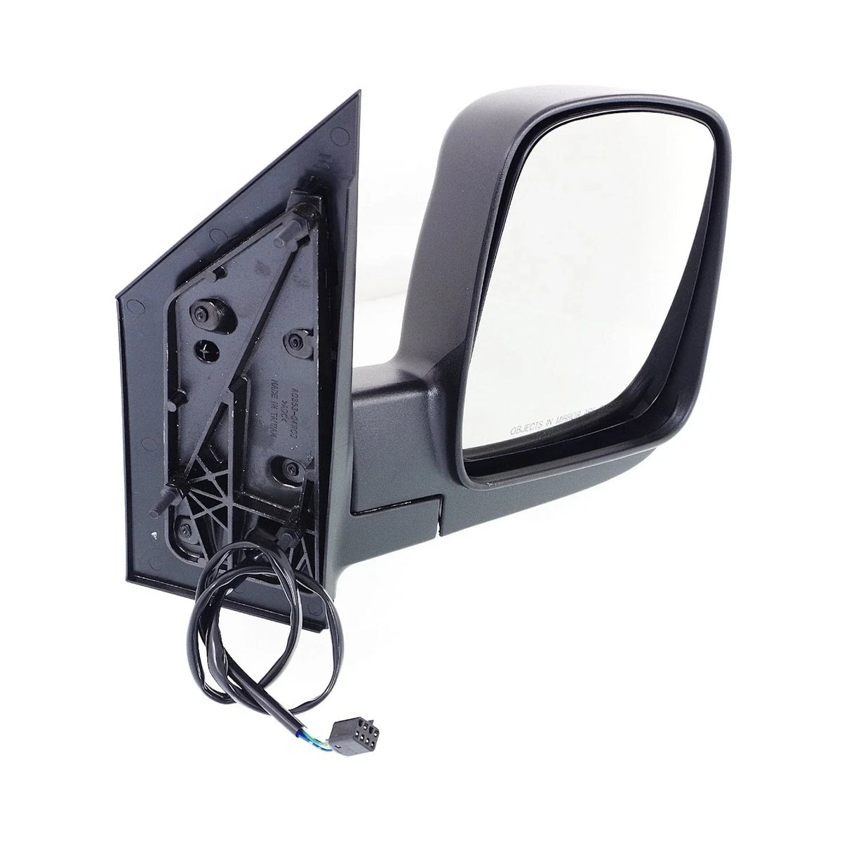 Power Mirror Set for Chevrolet Express 3500 (2003–2007) Manual Fold Black
