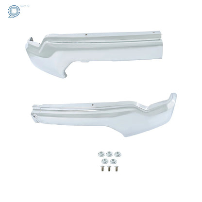 Chrome Steel Split Front Bumper for 2019–2021 GMC Sierra 1500