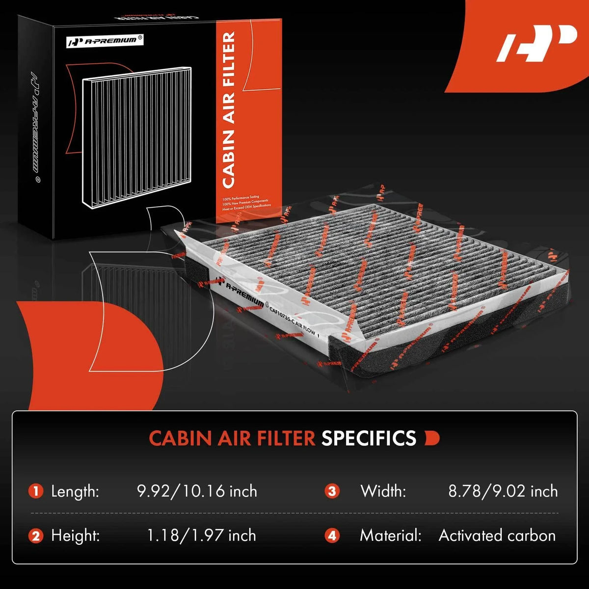 Cabin & Engine Air Filters for 2020-2022 Hyundai Santa Fe Kia Telluride