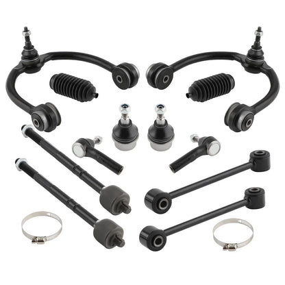 12PC Front Upper Control Arms Ball Joints for Jeep Grand Cherokee Commander (2005–2010)