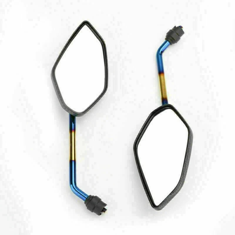 Carbon Motorbike Mirrors - Universal 10mm Thread Pair
