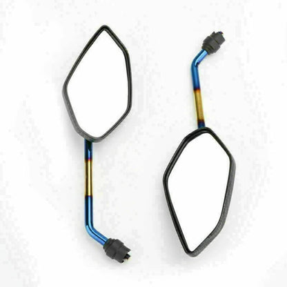 Carbon Motorbike Mirrors - Universal 10mm Thread Pair