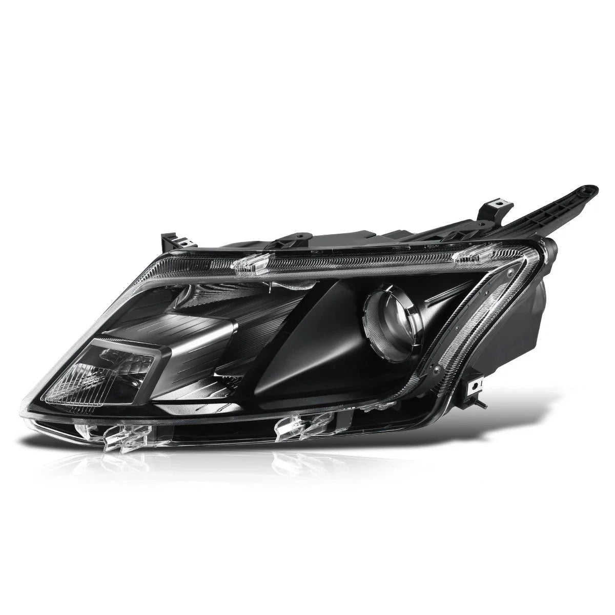 Driver Side Projector Headlight Lamp for Ford Fusion (2010–2012) Black
