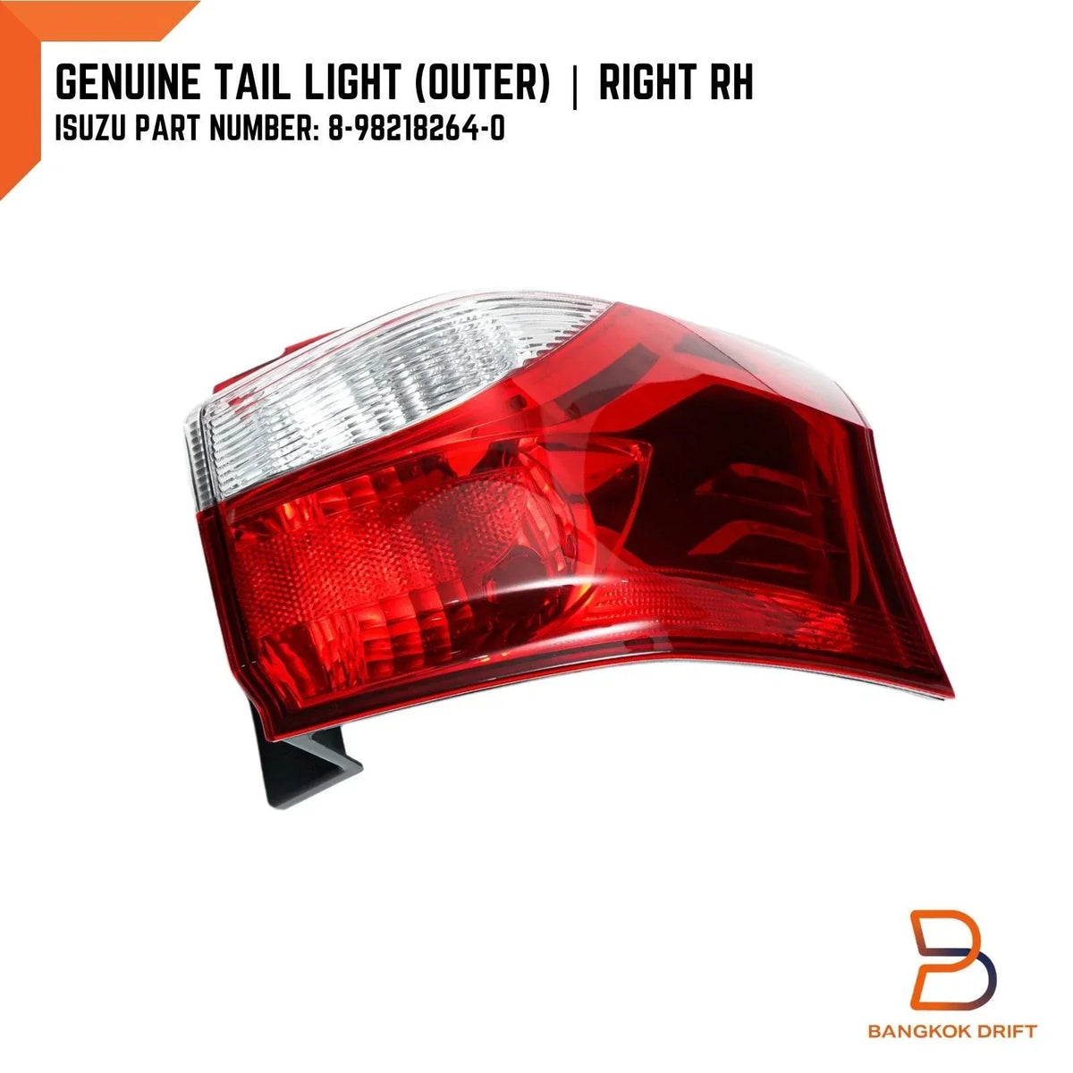 RH Rear Tail Light Unit for MU-X MUX Isuzu SUV (2013-2017)