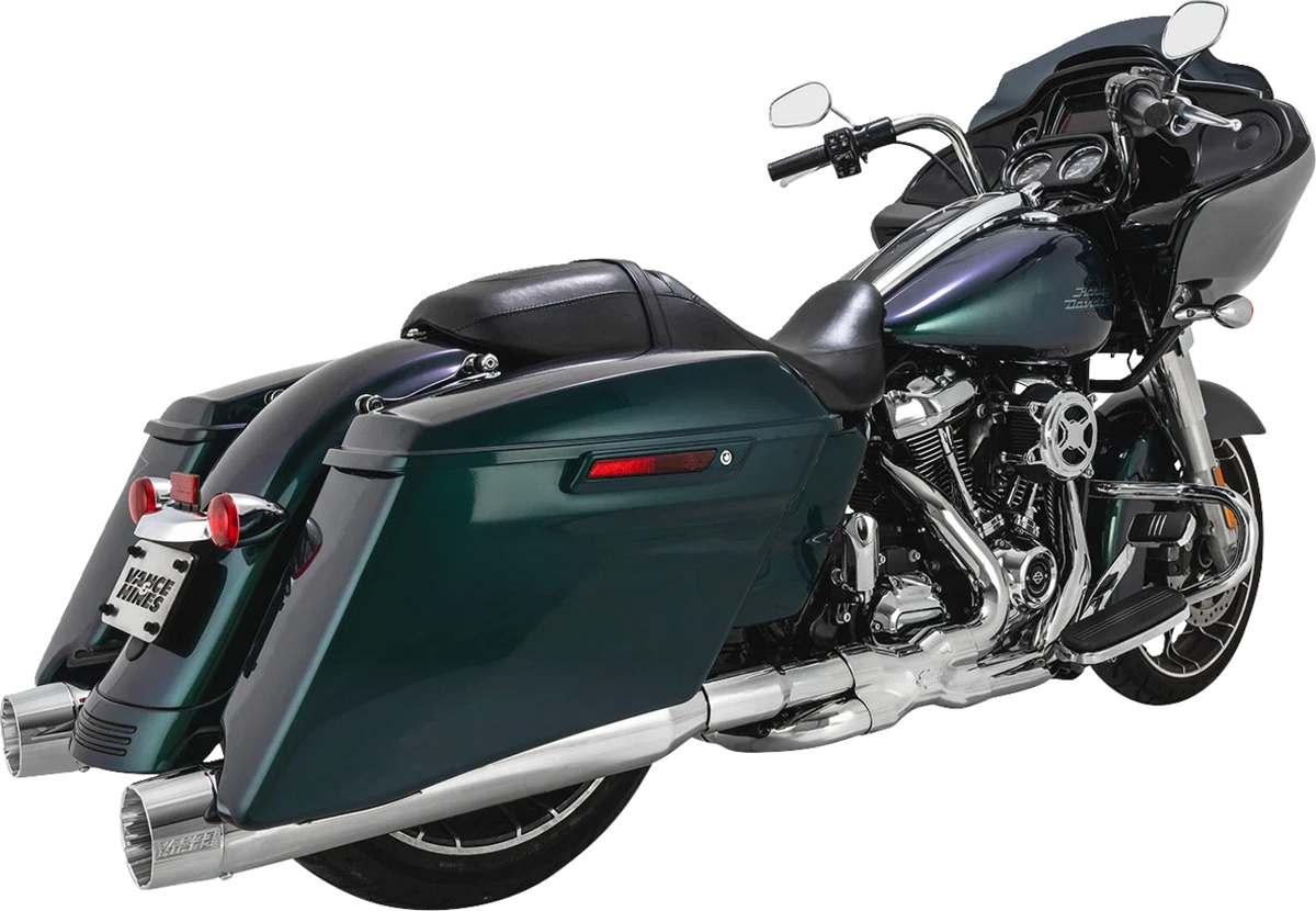 Slip-On Chrome Mufflers for Blackbird 450 by Vance & Hines (2014–2023)