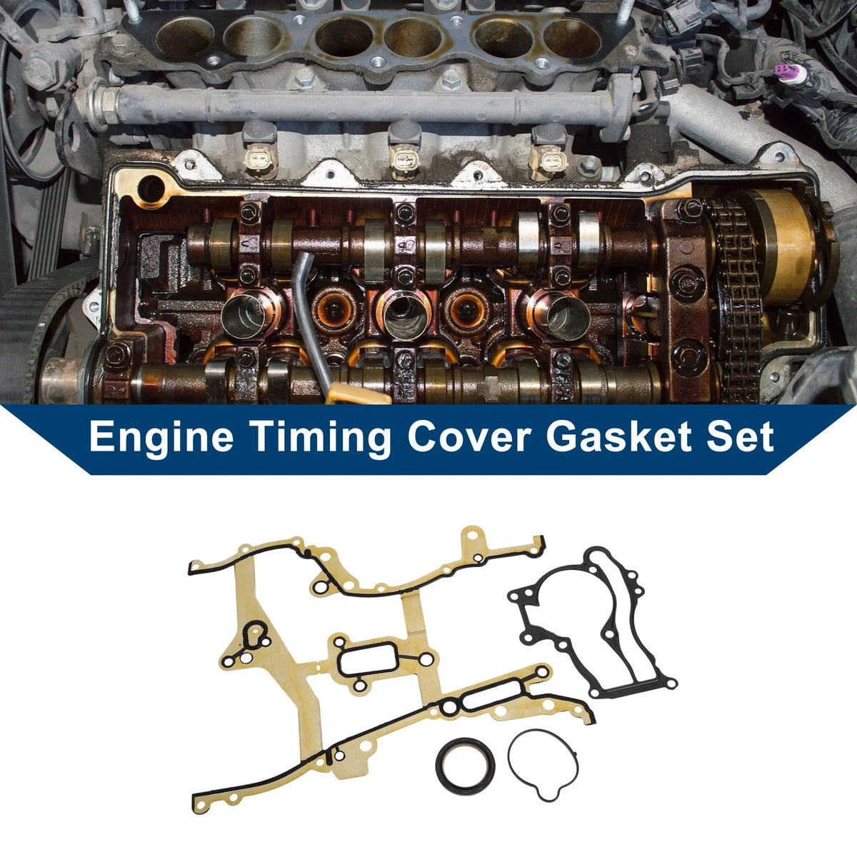 Engine Timing Cover Gasket Set TCS46156 for Chevrolet Cruze (2011–2015)