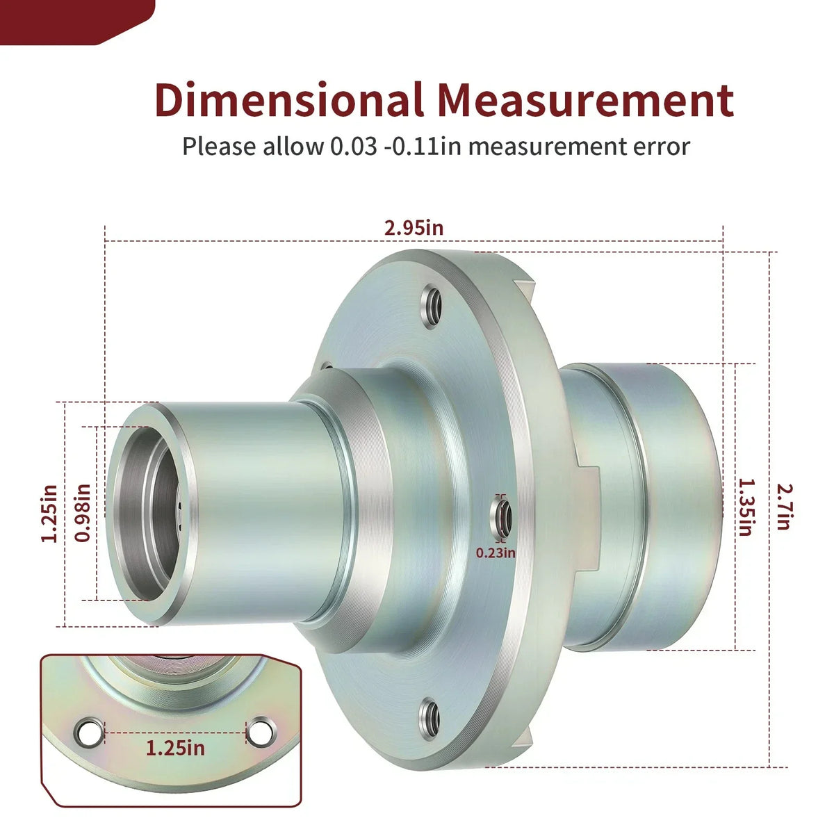 Pinion Joint for Rear Differential - Honda Rincon 680 (2006-2009)