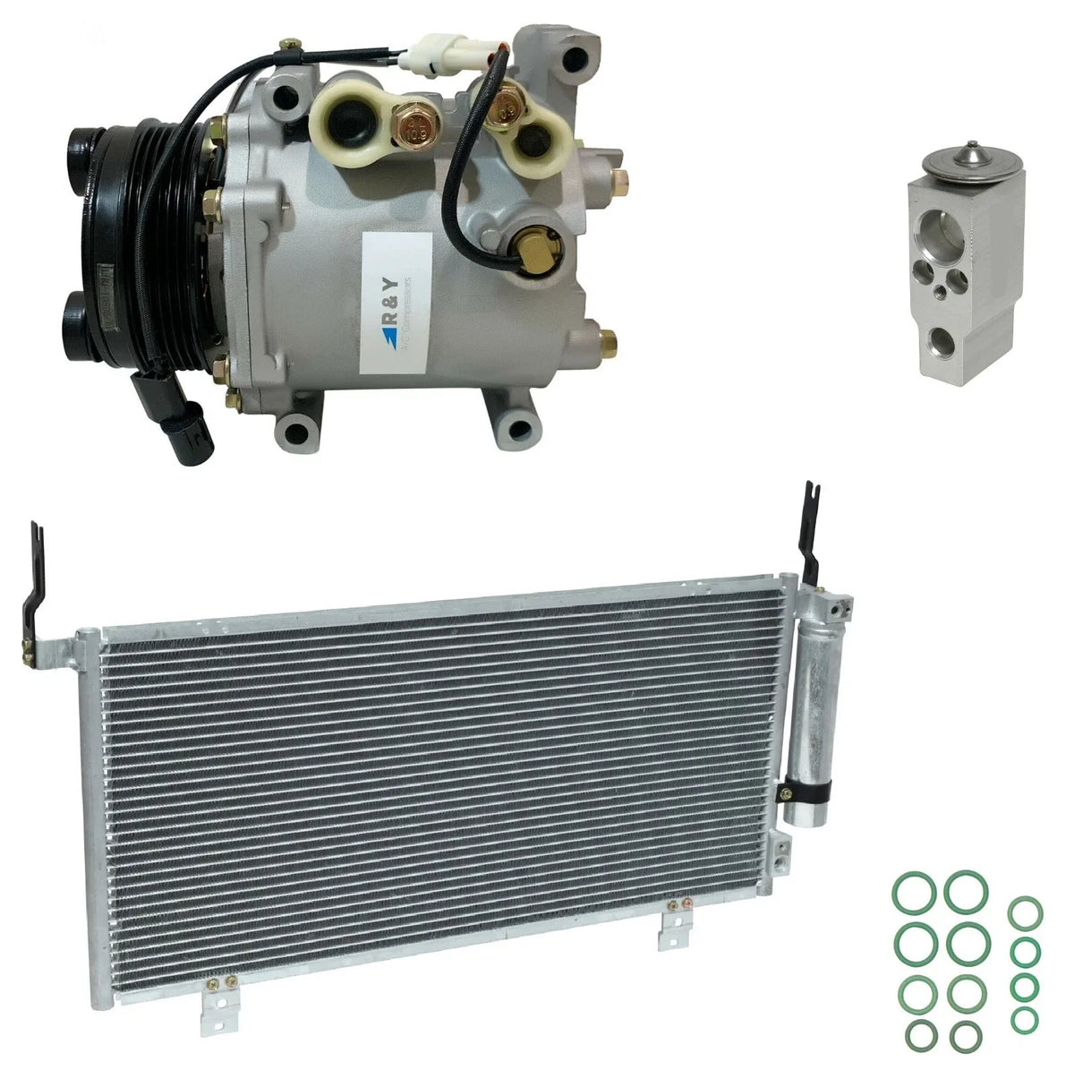 AC Compressor Kit with Condenser for Mitsubishi Galant 2.4L (2008–2012)