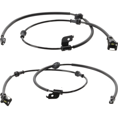 Set of 2 ABS Wheel Speed Sensor Wiring Harnesses for