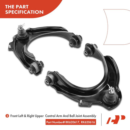 Control Arm Ball Joint and Sway Bar Link Set for 2003-2006 Honda Accord