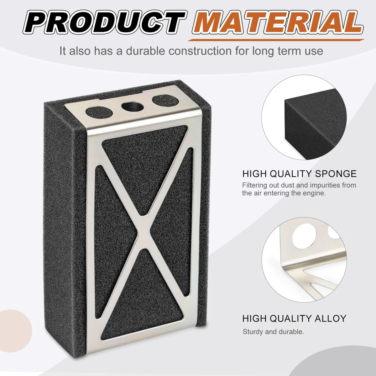 Air Filter with Plate for Honda FourTrax 70 TRX70 (1986-1987)