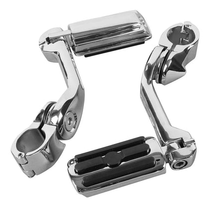 Highway Foot Pegs 1.25" Adjustable for Harley Models