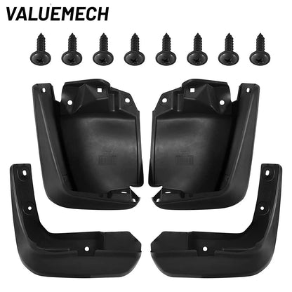 Mud Flaps Splash Guard Set of 4 for Honda Civic (2012-2015)