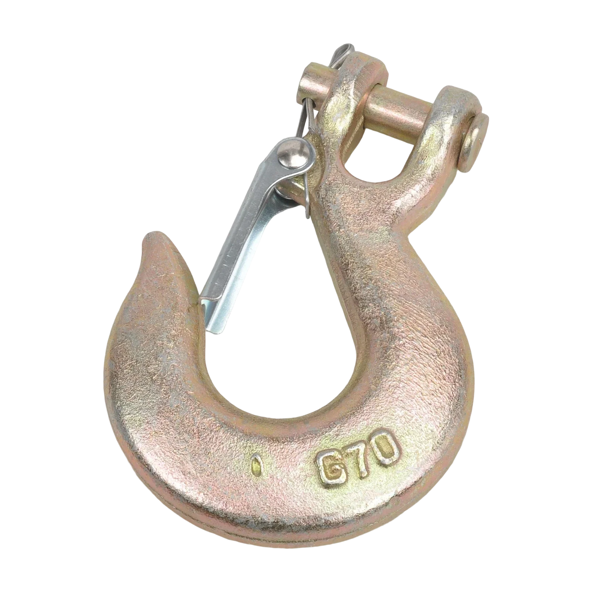 8Pcs Clevis Slip Hook 3/8" for G70 (Heavy Duty, Safety Latch)