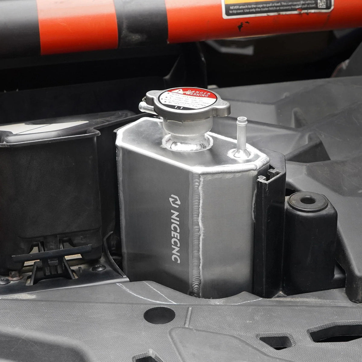 Radiator Coolant Tank for Can-Am Maverick X3 Max R RR (2017–2023) Aluminum