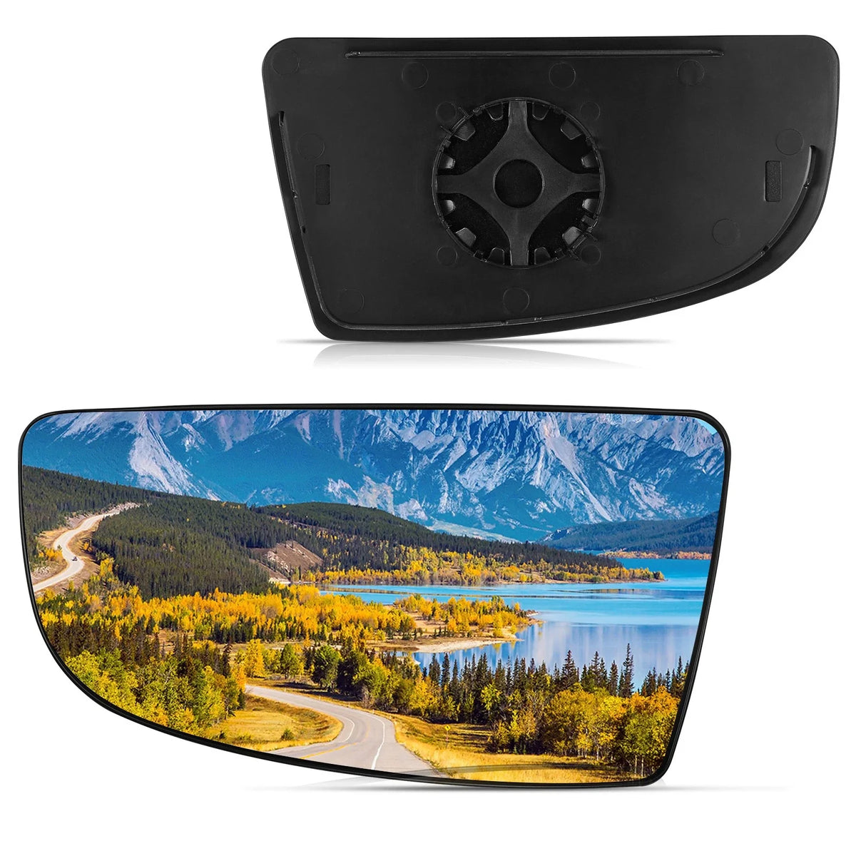 BK3Z17K707A Left Lower Mirror Glass for Ford Transit 150/250/350 HD 2015-2022