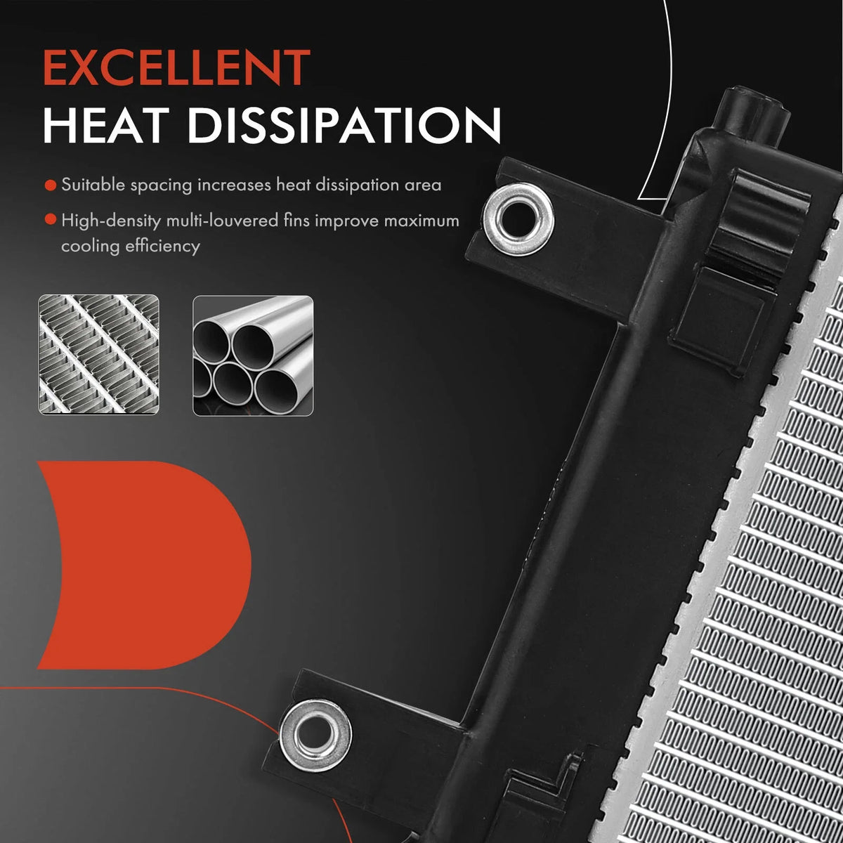 Radiator Aluminum for Nissan Leaf 2018 to 2024