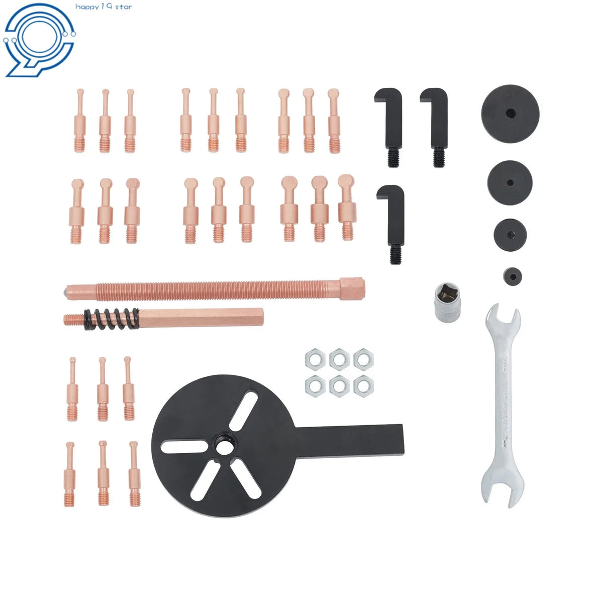 36-in-1 Bearing Puller Kit for Wheel Bearings