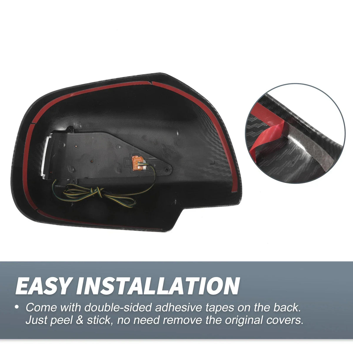 2003 Lexus RX330 RX350 Gloss Black Rearview Mirror Cover Overlay