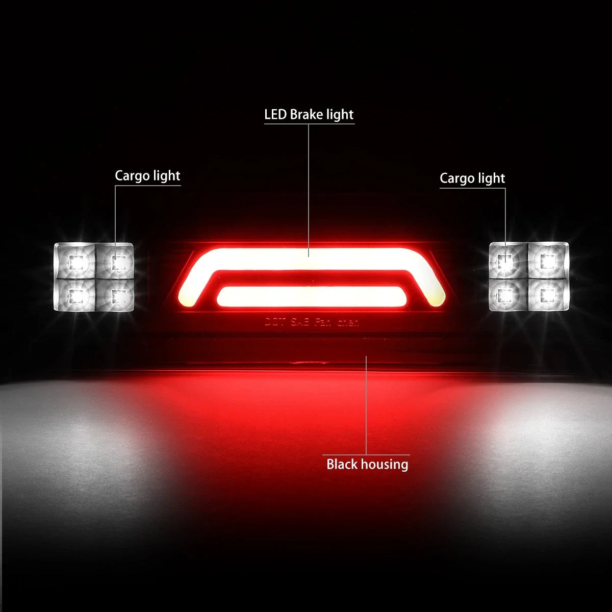 LED Bar Third Tail Brake Light for Ram 1500 2500 (2002–2009)