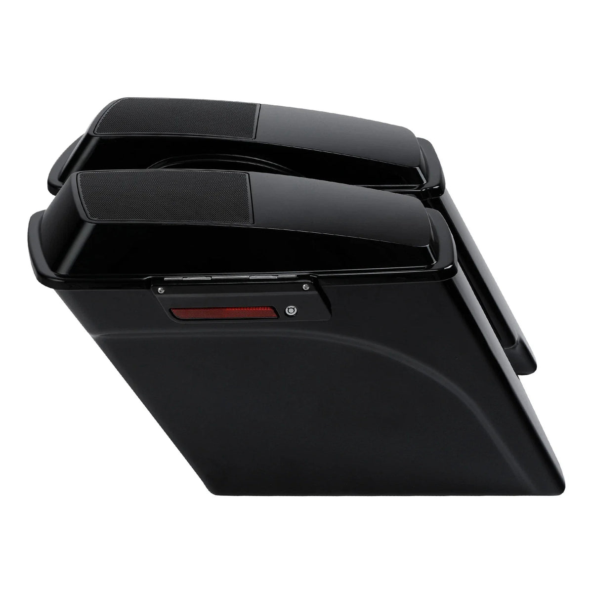 5" Extended Saddlebag Speaker Lids & Bracket for Harley Softail (1984–2017)