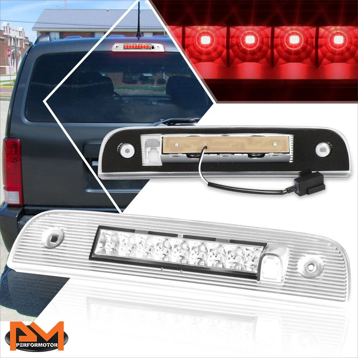 3rd Tail Light Brake Assembly - Full LED for Dodge Nitro 2007-2012