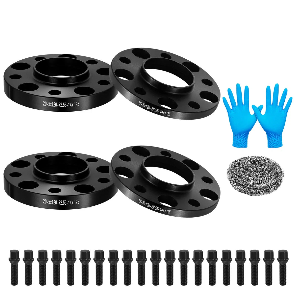 Wheel Spacer Hubcentric 12mm&20mm for BMW 335is (2012–2013)