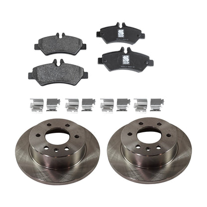 Rear Brake Pads and Disc Rotors Set for MB Sprinter 2500