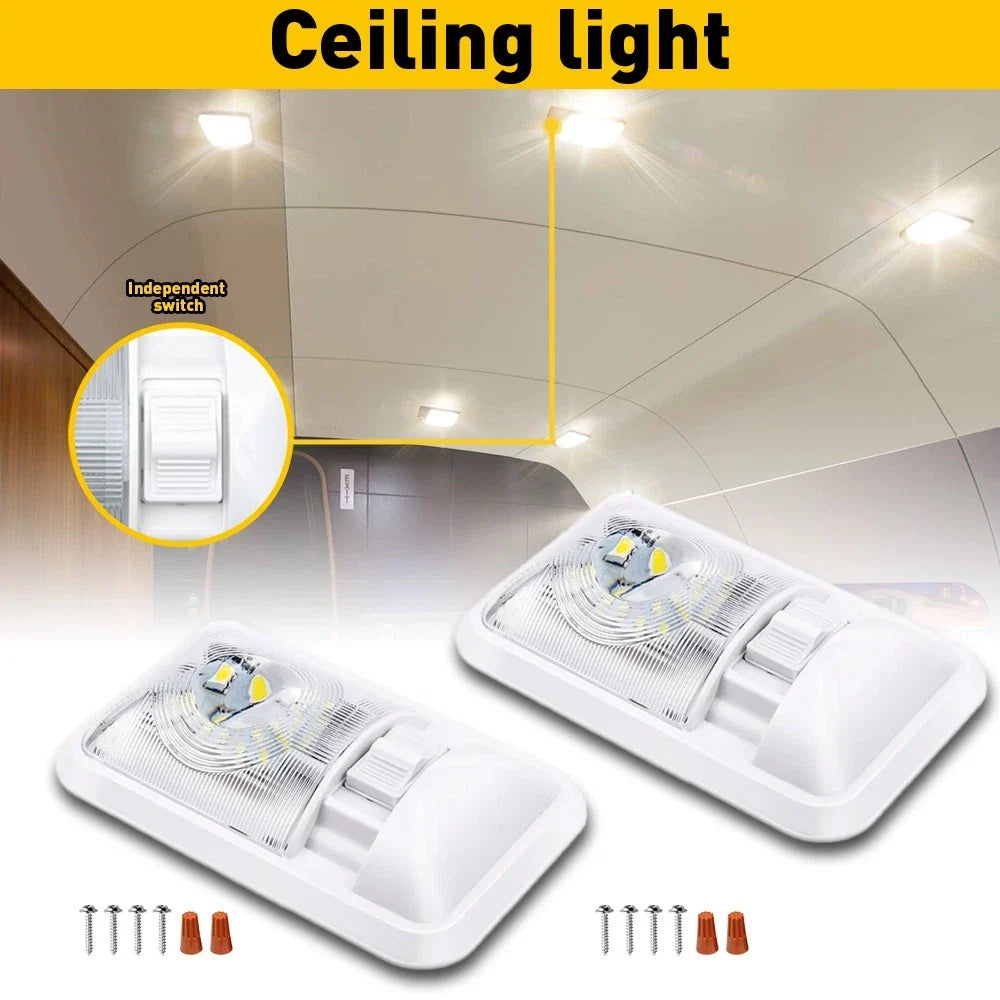 RV Dome Light LED for Camper Trailer (12V) - 1 Piece