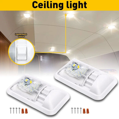 RV Dome Light LED for Camper Trailer (12V) - 1 Piece