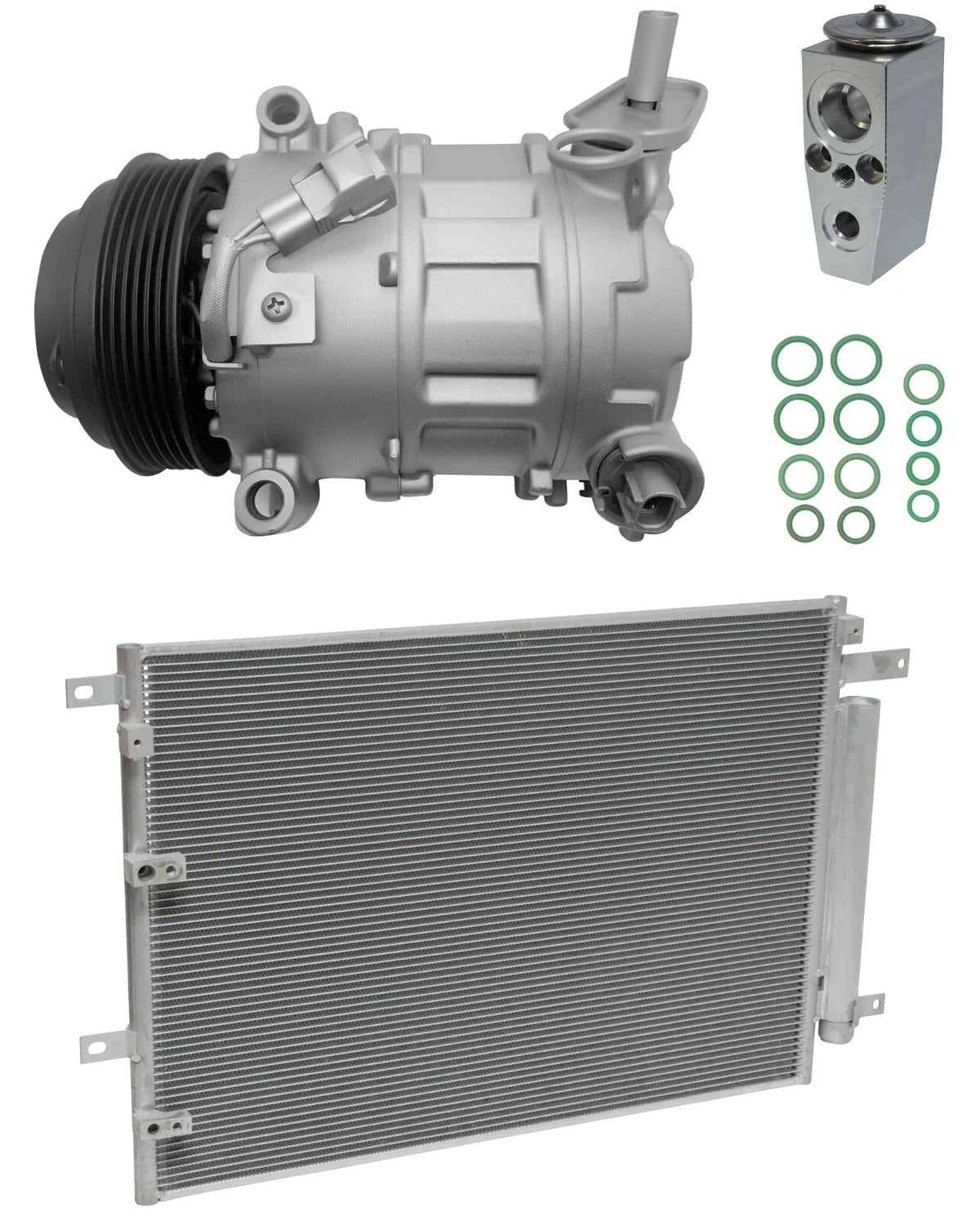 AC Compressor Kit With Condenser for Chrysler 200 2.4L (2017–2019)