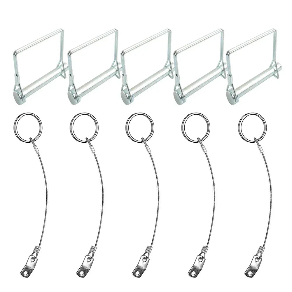 Anti-Lost Rope Shaft Lock Pin for Trailer Tow Coupler