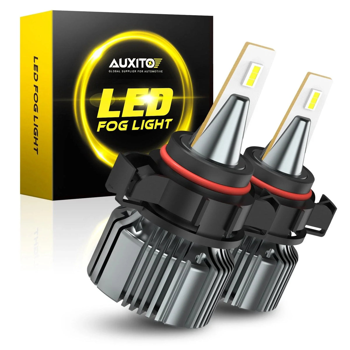 AUXITO PSX24W 2504 White Fog Daytime Running Light Bulbs for