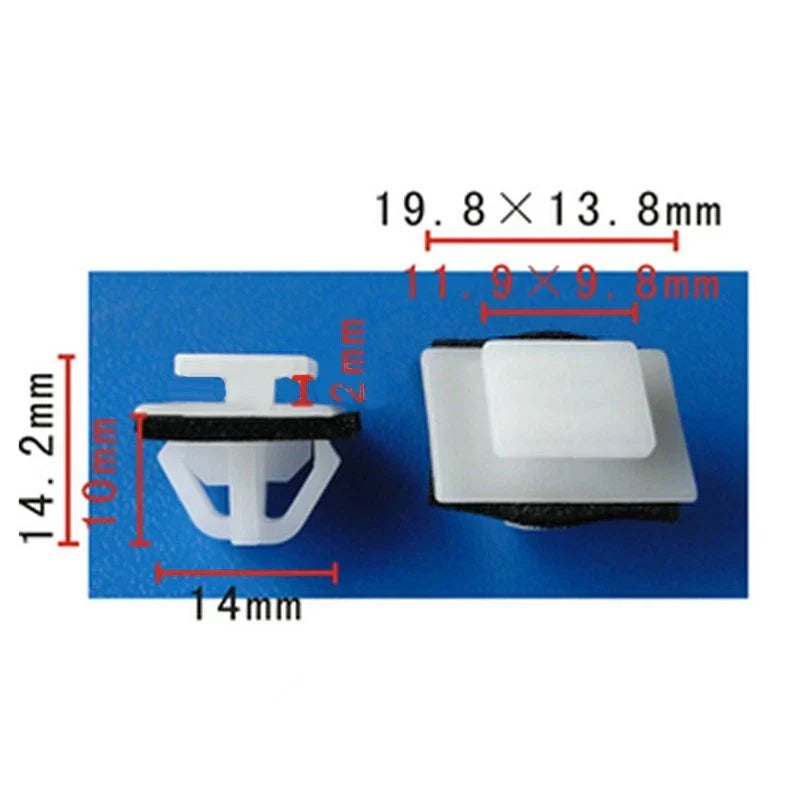 Moulding Panel Retainer Clips 50pcs Nylon with Sealer