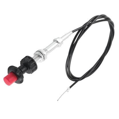 Control Cables for Universal Applications, 10 Ft Length, Black Knob