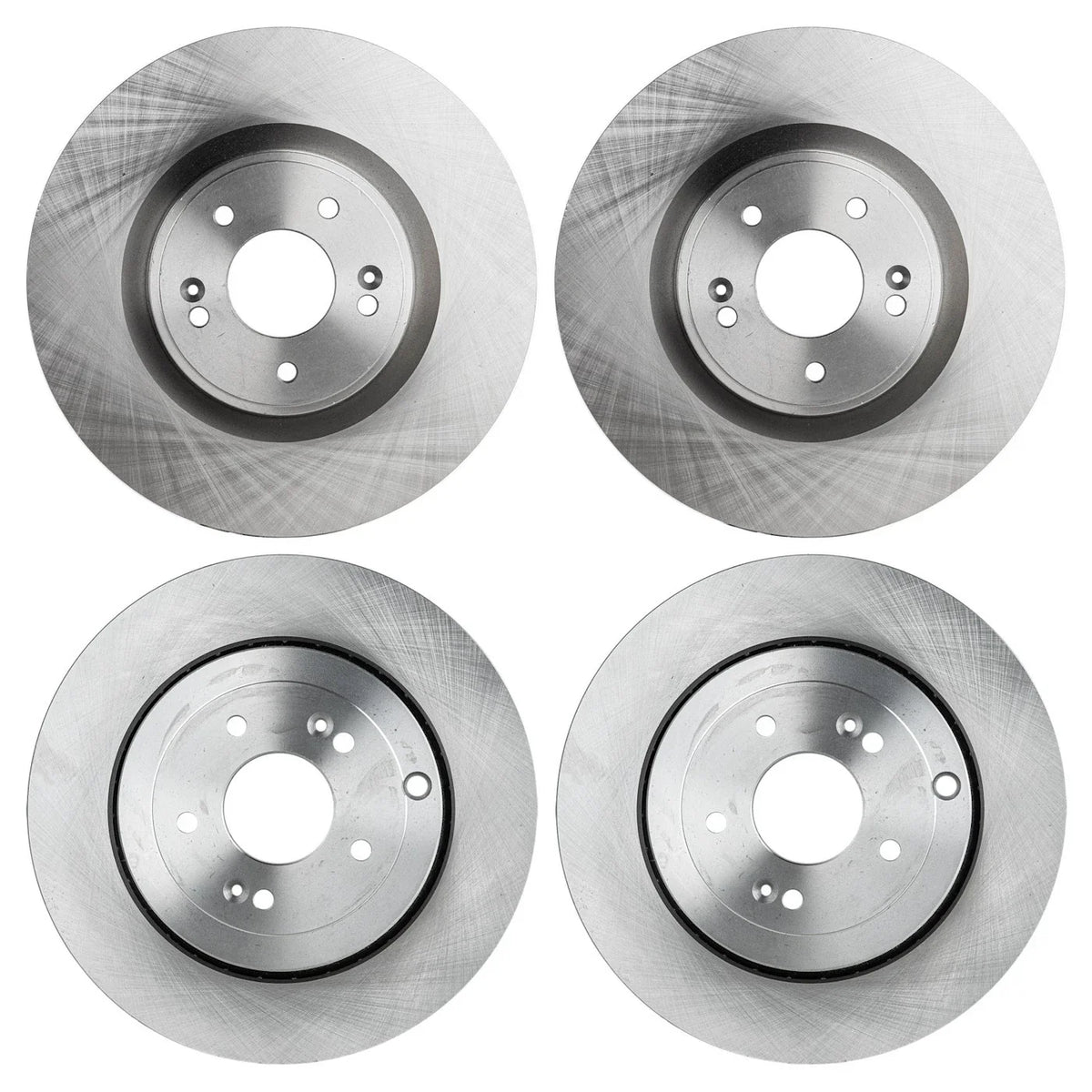 Front & Rear Disc Brake Rotors for 2010-2016 Hyundai Genesis Coupe