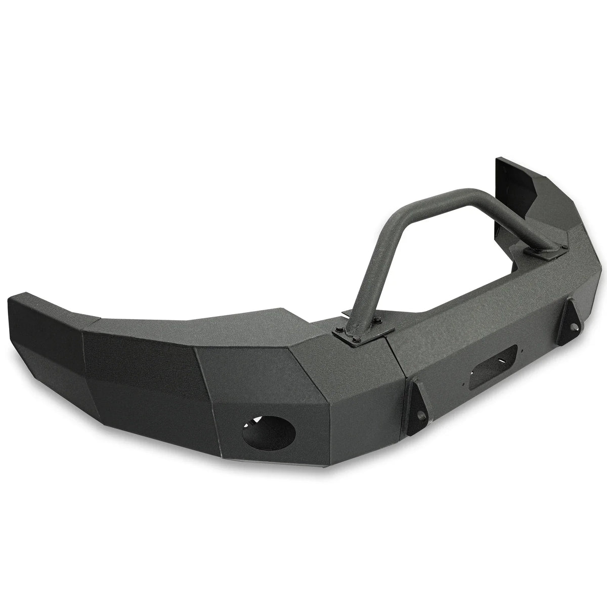 Push Bar Front Bumper in Black Steel for Ford F-150 (1997–2003)