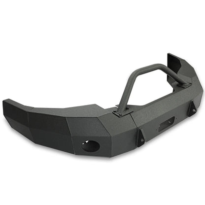 Push Bar Front Bumper in Black Steel for Ford F-150 (1997–2003)