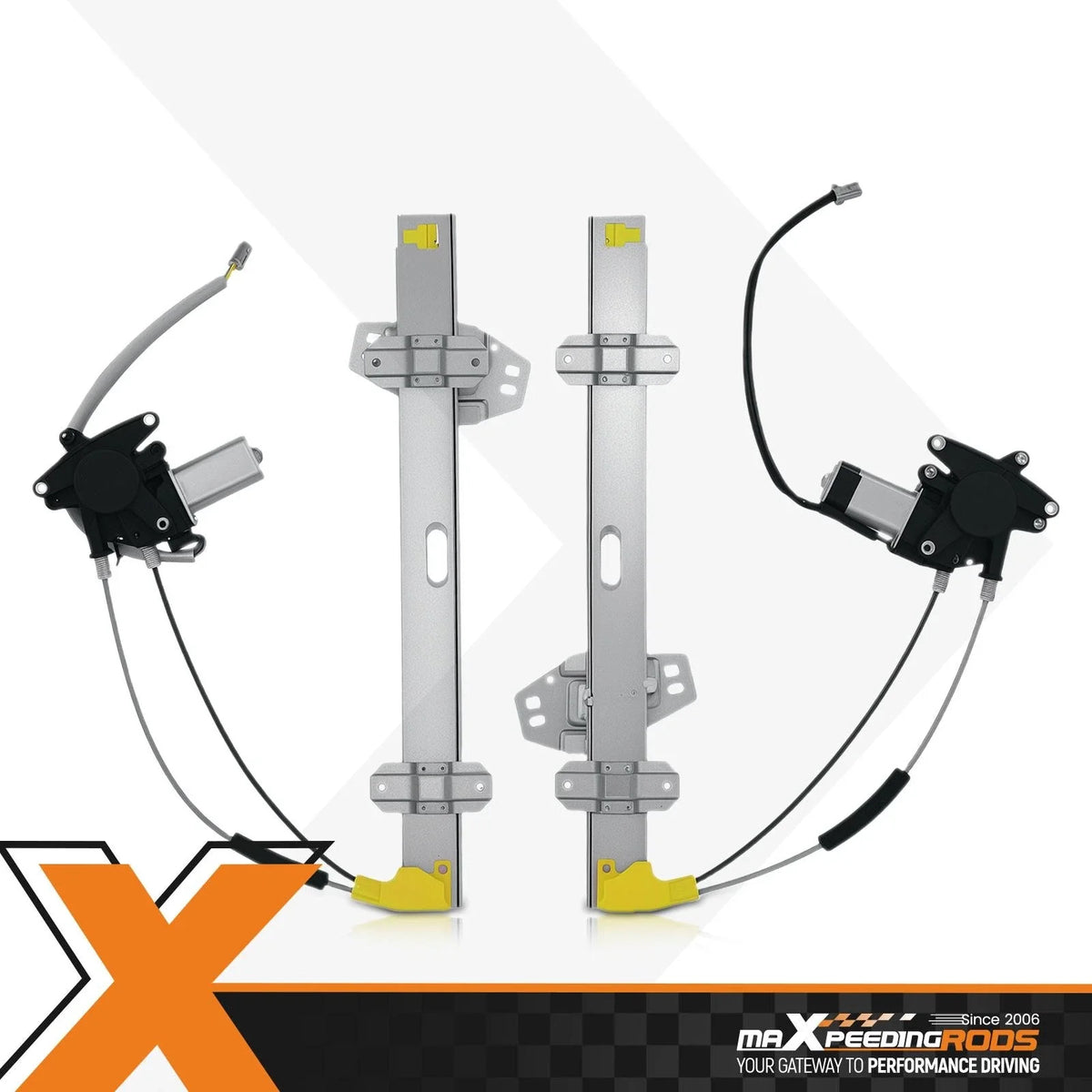 2X Power Window Regulator with Motor for Honda Accord Sedan (1994–1997)