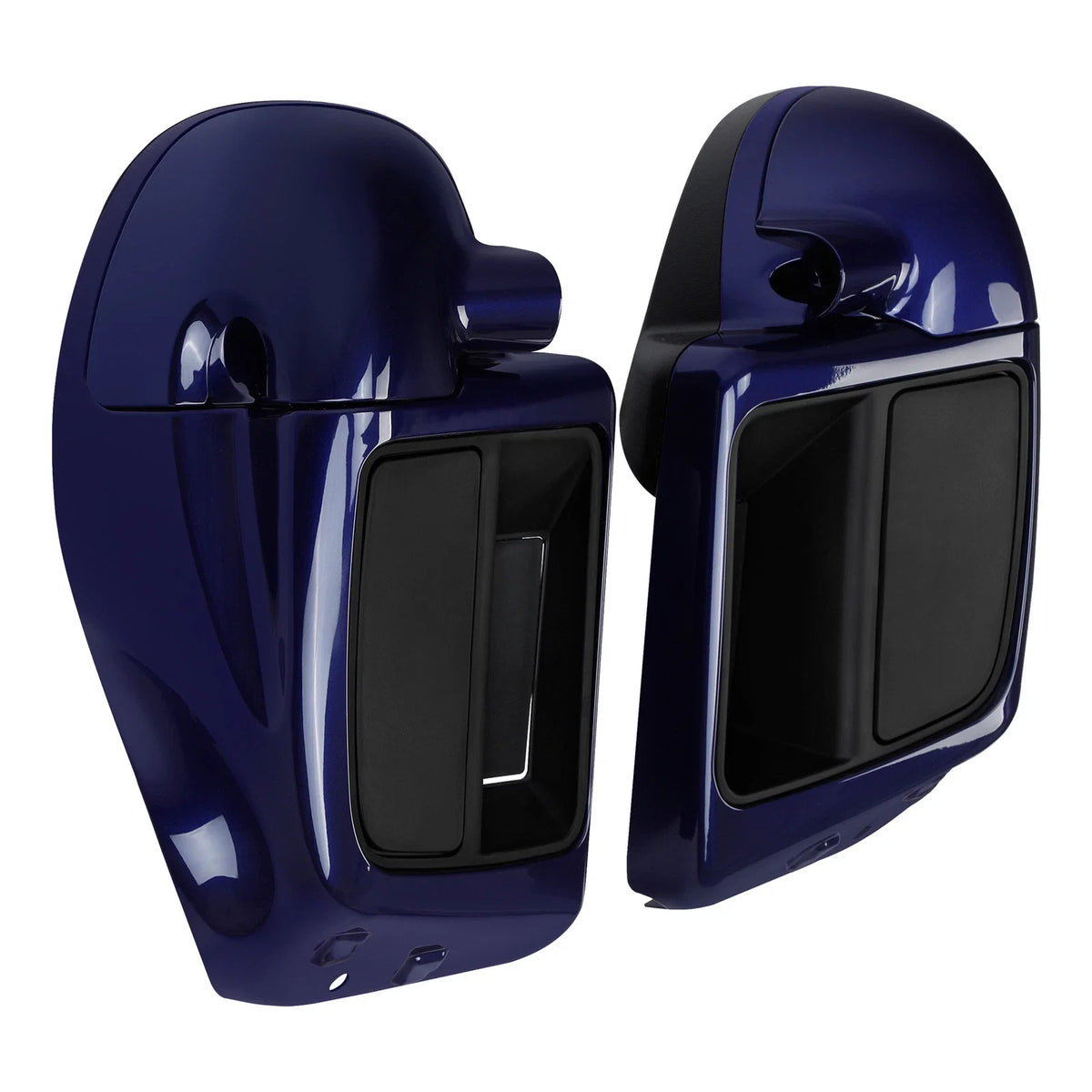 Lower Vented Leg Fairing for Touring 2014-2025 - Zephyr Blue/Black Sunglo