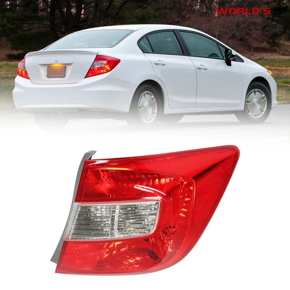 Rear Tail Light Assembly for Honda Civic (2012) Halogen Right Side