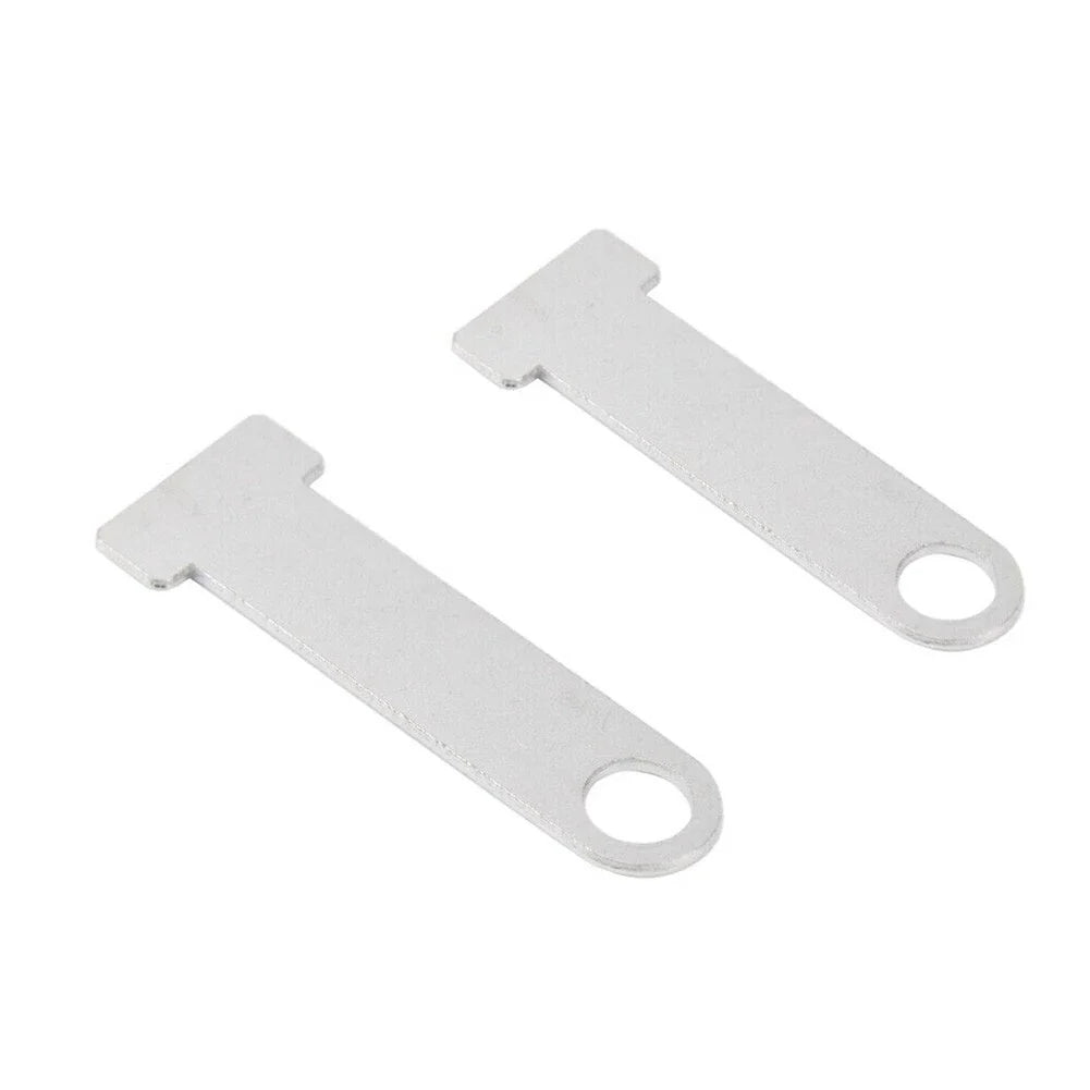 Stainless Steel D-Ring Lock Extensions for Helmet (1 Pair) - 3.5" 1/4